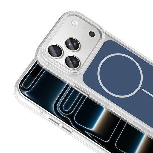 Apple iPhone 17 Pro Kılıf Metal Buton Tasarımlı Zore İkonik Sert Silikon Kapak