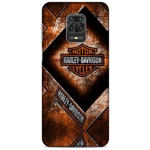 Xiaomi Redmi Note 9 Pro Uyumlu Kılıf Motorsiklet (14) Lansman Kılıf Harley Davidson