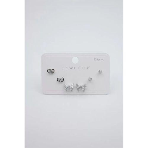 Çoklu Set Küpe - Gümüş