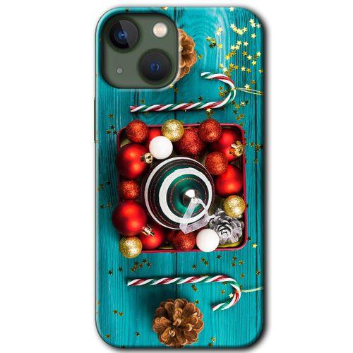 iPhone 13 Kılıf Baskılı Kapak - Christmas +Tam Ekran Koruyucu