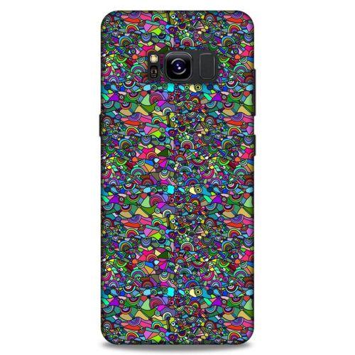 Lopard Samsung Galaxy S8 Uyumlu Kılıf Soyut Sanat (31) Baskılı TPU Kılıf