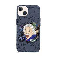 iPhone 14 Plus Einstein In Formula Desenli Premium Silikonlu Telefon Kılıfı