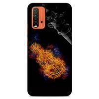 Lopard Xiaomi Redmi Note 9 4g Uyumlu Kılıf FireX (8) Baskılı Kılıf Keman