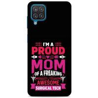 Samsung Galaxy A12 Uyumlu Kılıf Pembe Delisi (48) Bumper Kılıf Writing