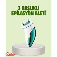 Çok Fonksiyonlu Epilatör 600mah 90 Dakika Kullanım Led Metal Başlık Su Geçirmez