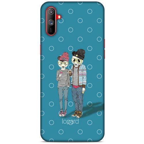 Oppo Realme C3 Kılıf FunnyMaX (16) Kalın Kılıf Mavi
