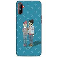 Oppo Realme C3 Kılıf FunnyMaX (16) Kalın Kılıf Mavi