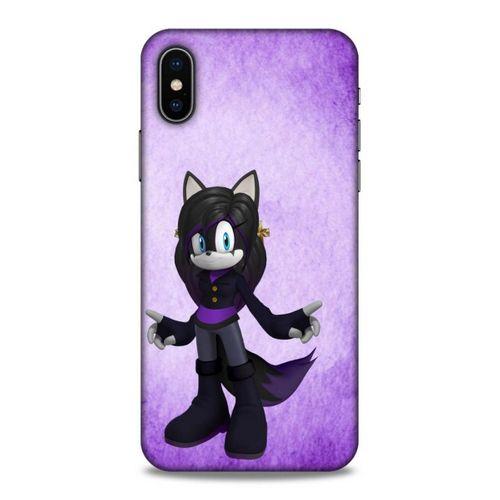 Lopard Apple Iphone X Uyumlu Kılıf GameX (18) Telefon Kılıfları Siyah Mor