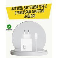 67w Turbo Hızlı Şarj Adaptörü Ve Type-c Kablo Güvenli Şarj Teknolojisi