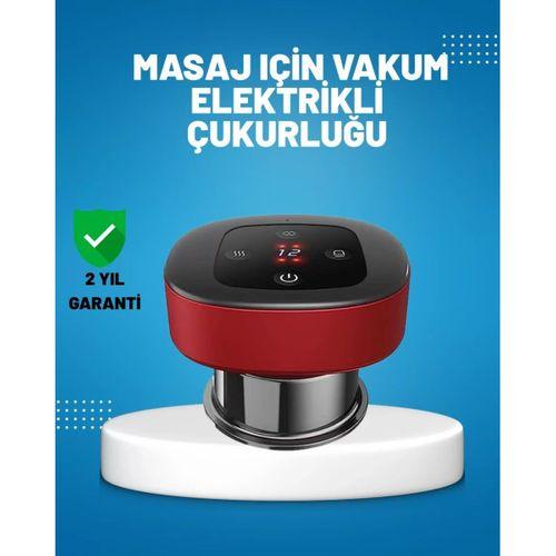 Elektrikli Vakumlu Çukurluk Masaj Aleti Isıtmalı Ve Kırmızı Işıklı Terapi Seti