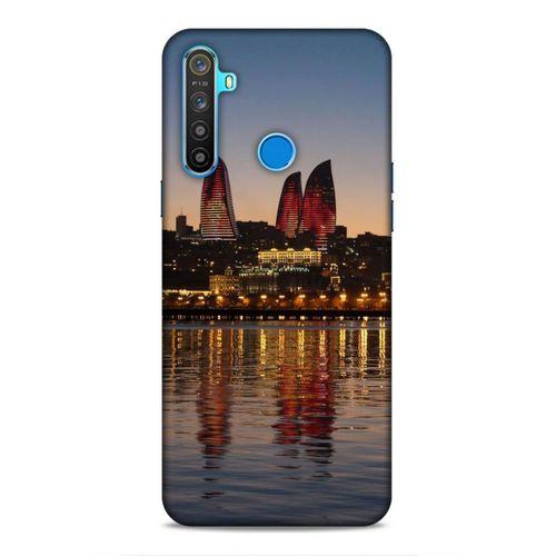 Realme 5i Uyumlu Kılıf Azarbaijan (28) Arka Kapak Alov Kuleleri