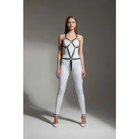 Siyah Body Harness Suni Deri Metal Halka Detaylı - Brf240