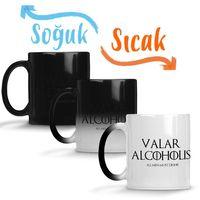 Valar Alcoholis Sihirli Kupa Bardak Porselen