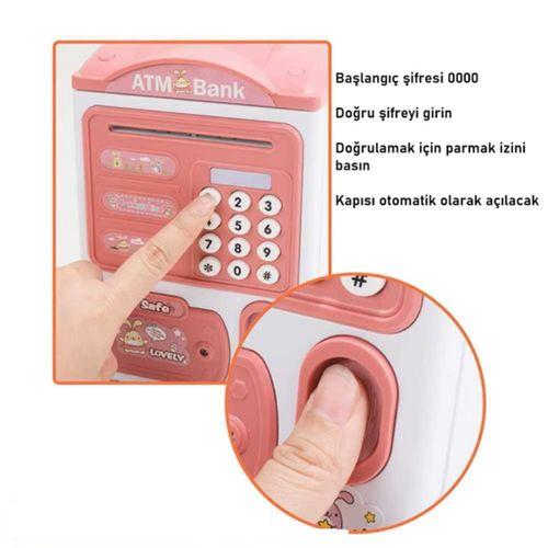 Parmak İzi ve Şifreli Elektronik ATM Kumbara