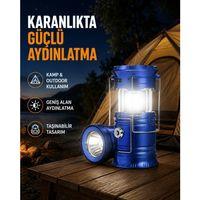 Güneş Enerjisiyle Çalışan Kamp Feneri Hafif Portatif Uzun Ömürlü