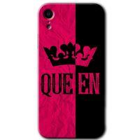 BeRa Aksesuar iPhone XR Kılıf Baskılı Kapak - Queen +Tam Kaplayan Mat Seramik