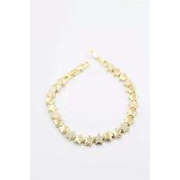 Taşlı Yıldız Bileklik - Altın