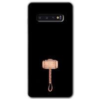 Samsung Galaxy S10 HD Baskılı Kılıf + 9D Tam Ekran Koruyucu - Thor Çekiç
