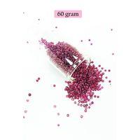 Dökme Cam Kum Boncuk (11/0) 2 mm - 60 Gram -  Mor - BNC040