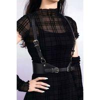 Elbise Üstü Deri Harness