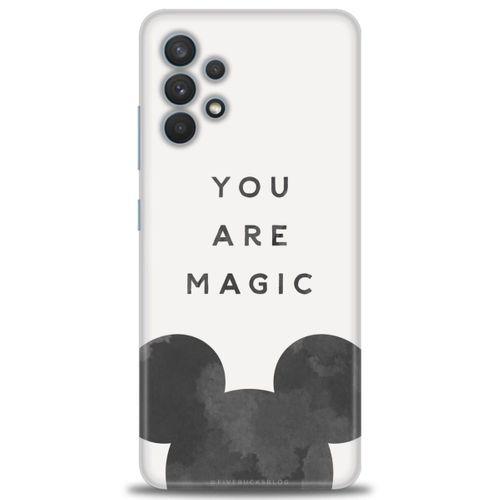 Samsung Galaxy A32 Kılıf HD Baskılı Kılıf - You Are Magic + Tam Ekran Koruyucu