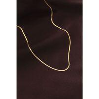 Çelik Gold Renk 60 cm İnce İtalyan Zincir Kolye