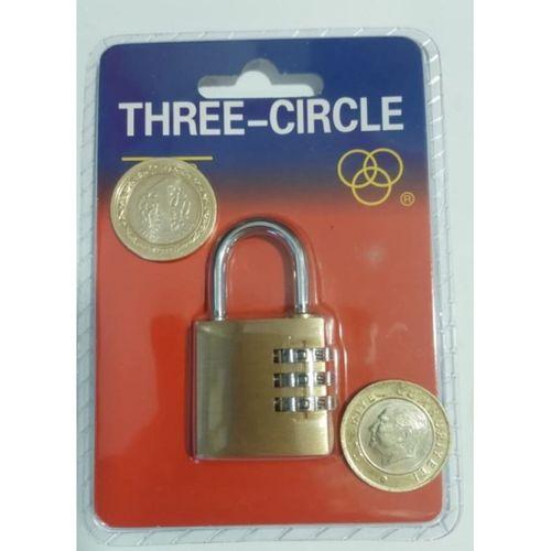 Three Cırcle 3 Basmaklı Şifreli Asma Kilit 30 Mm