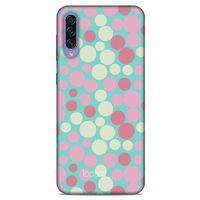 Samsung Galaxy A50s Kılıf Pastel Renkler (50) Shockproof Kılıf Bordo Pembe