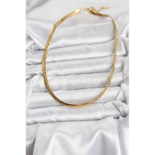 316L Çelik Gold Renk Zincir Kadın Kolye
