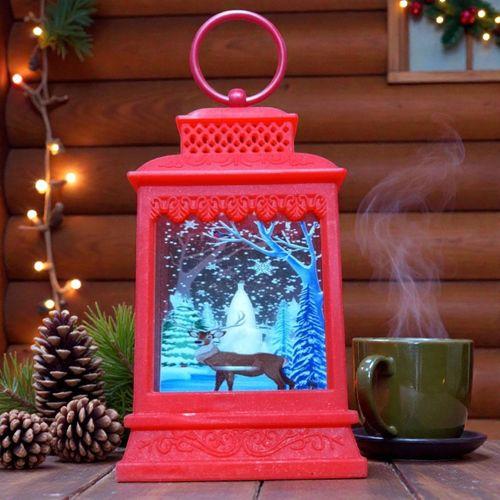 VIP KIRMIZI GEYİK YILBAŞI FENERİ GÜN IŞIĞI LED IŞIKLI FENER YILBAŞI HEDİYELERİ YILBAŞI SÜSLERİ