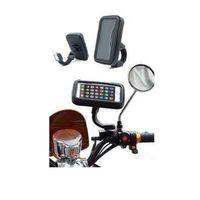 SEVGENT Bisiklet Gidon Telefon Aparatı Su Geçirmez Xxl Ayna Bağlantılı 508