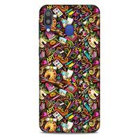 Graffitix (18) Desenli Silikon Kapak Samsung Galaxy M20 Kılıf