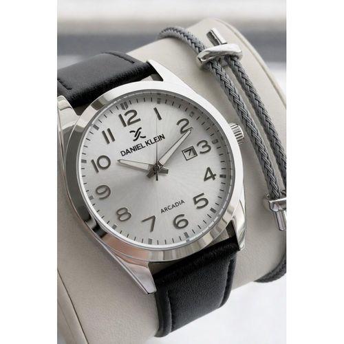 Daniel Klein Deri Kordon Takvimli Kadran 2 Yıl Garantili 3 Atm Dayanıklı Erkek Kol Saati ES14272-5