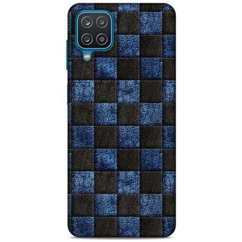 Lopard Samsung Galaxy A12 Uyumlu Kılıf Patchwork (9) Kılıf