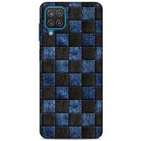 Lopard Samsung Galaxy A12 Uyumlu Kılıf Patchwork (9) Kılıf