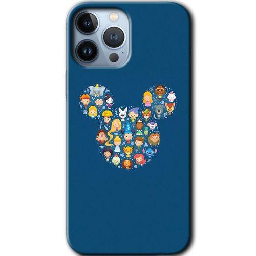 Potkal Hediye Fabrikası iPhone 13 Pro Kılıf HD Desen Baskılı Arka Kapak - Mickey