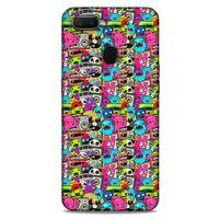 Graffitix (34) Desenli Silikon Kapak Oppo Ax7 Kılıf