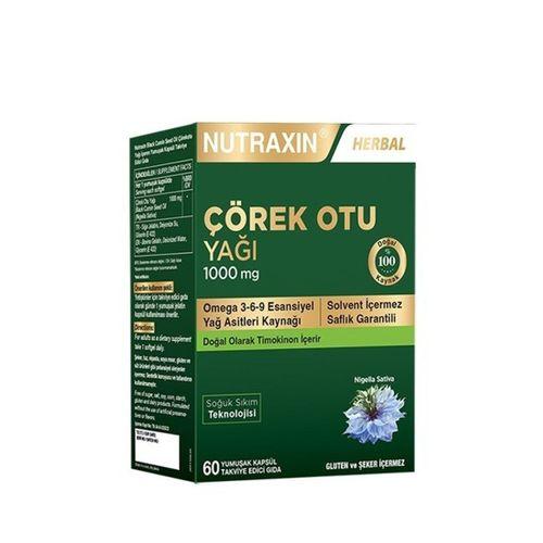 Nutraxin Nutraxin Nutraxin Çörek Otu Yağı 1000 mg 60 Kapsül