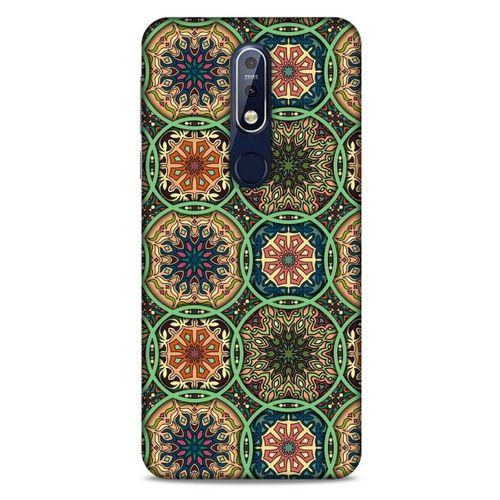 Ethnic Culture (5) Nokia 7.1 Kılıf Silikon Kapak Desenli