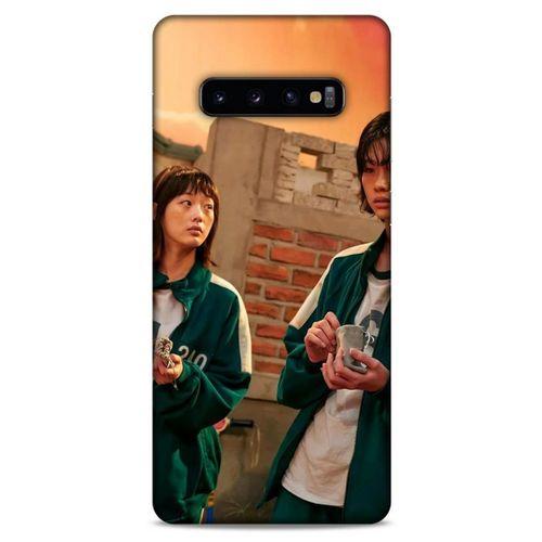 Samsung Galaxy S10 Plus Uyumlu Kılıf Squid Game (10) Full Koruma Kılıfı Sang-Ook