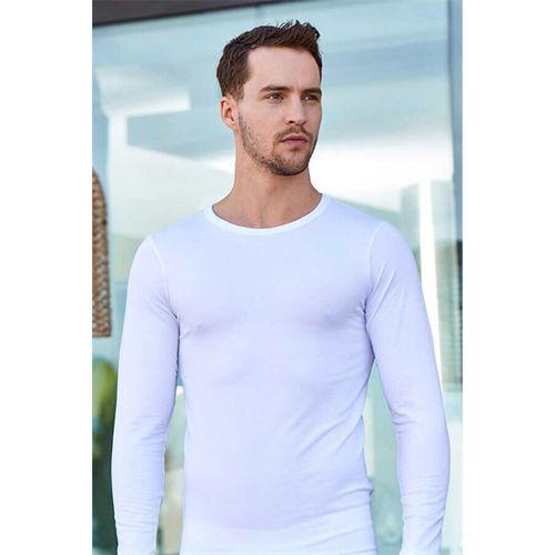 Erkek Uzun Kollu Bisiklet Yaka Body Atlet Berrak-1025