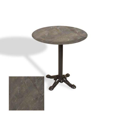 Dockers Çipa Döküm Ayak Yuvarlak Masa Çap 60cm - (Werzalit, Wermodin ve Allzalit Tabla) - Halong