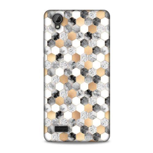 Mermer Desenli (50) Tema Shockproof Kılıf Koyu Gri Vestel Venüs V5 Kılıf