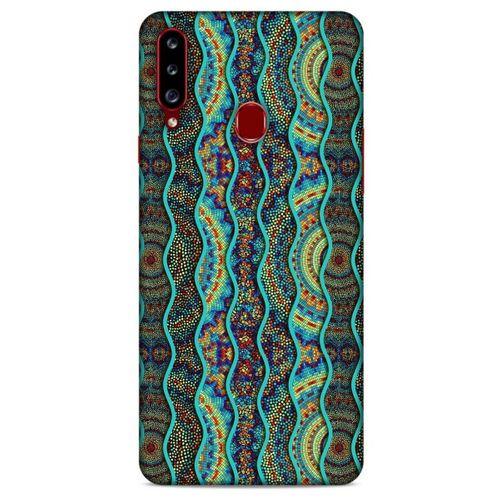 Samsung Galaxy A20s Kılıf Baskılı Özel Seri Taşlı (32) Soft Silikon Kılıf