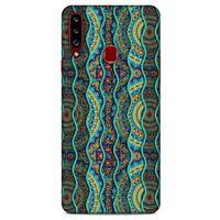 Samsung Galaxy A20s Kılıf Baskılı Özel Seri Taşlı (32) Soft Silikon Kılıf