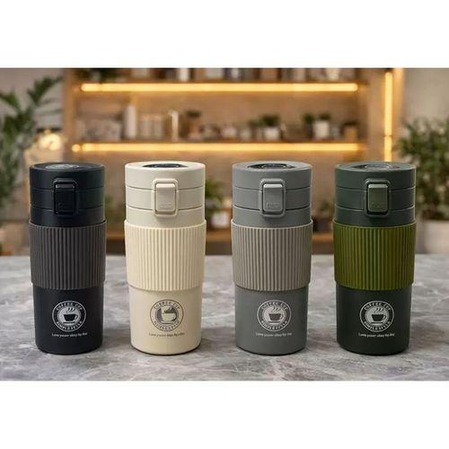 500 Ml Paslanmaz Çelik Termos Dereceli Mug - Sızdırmaz Kapaklı Çift Katmanlı Dereceli Termos  Alk4627