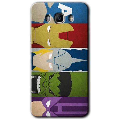 Potkal Hediye Fabrikası Samsung Galaxy J7 2016 Kılıf HD Desen Baskılı Arka Kapak - Avengers-1