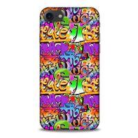 Graffitix (14) Desenli Silikon Kapak Apple Iphone 8 Kılıf