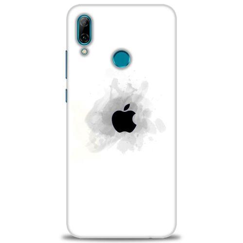 Huawei P Smart 2019 Kılıf HD Baskılı Kılıf - Siyah Elma + Tam Ekran Koruyucu