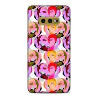 Lopard Samsung Galaxy S10e Uyumlu Kılıf Sürreal Yüzler ♀ (2) Kabı Desenli